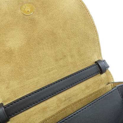 LOEWE ロエベ ゲートデュアル ミニ ショルダーバッグ カーフ レディース 中古