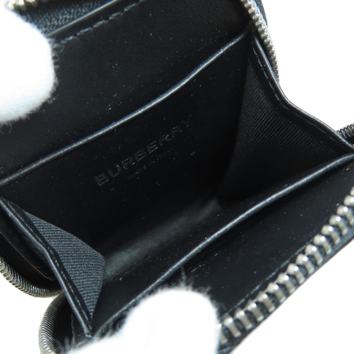 BURBERRY バーバリー ロゴ コインケース レザー レディース 中古