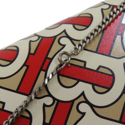 BURBERRY バーバリー ロゴモチーフ 二つ折り財布（小銭入れあり） PVC レディース 中古