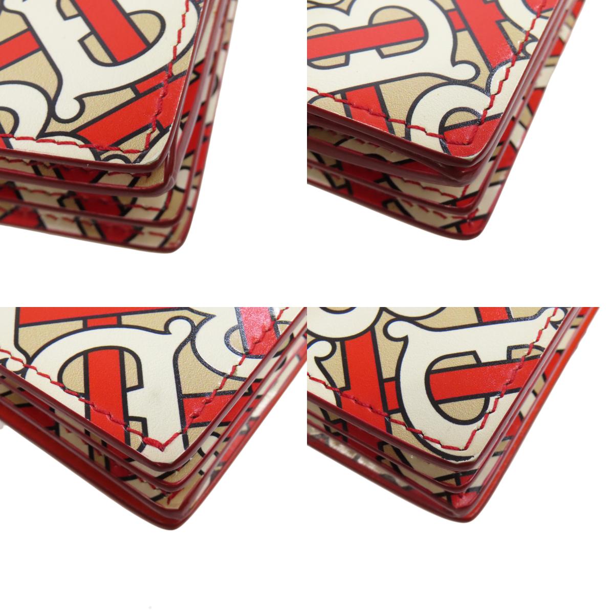 BURBERRY バーバリー ロゴモチーフ 二つ折り財布（小銭入れあり） PVC レディース 中古