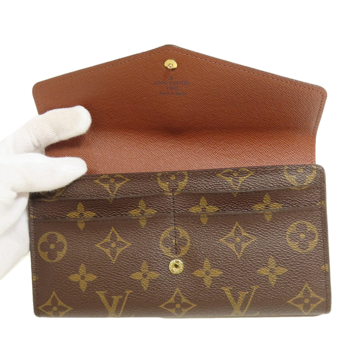 LOUIS VUITTON ルイヴィトン M60531 ポルトフォイユ サラ 長財布（小銭入れあり） モノグラムキャンバス レディース 中古
