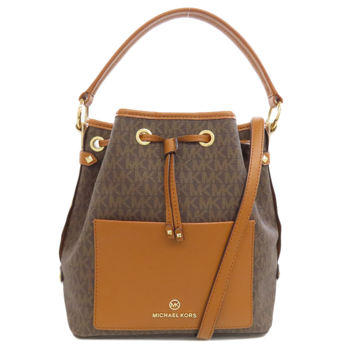 Michael Kors マイケルコース MKシグネチャー 2WAY ハンドバッグ PVC レディース 中古