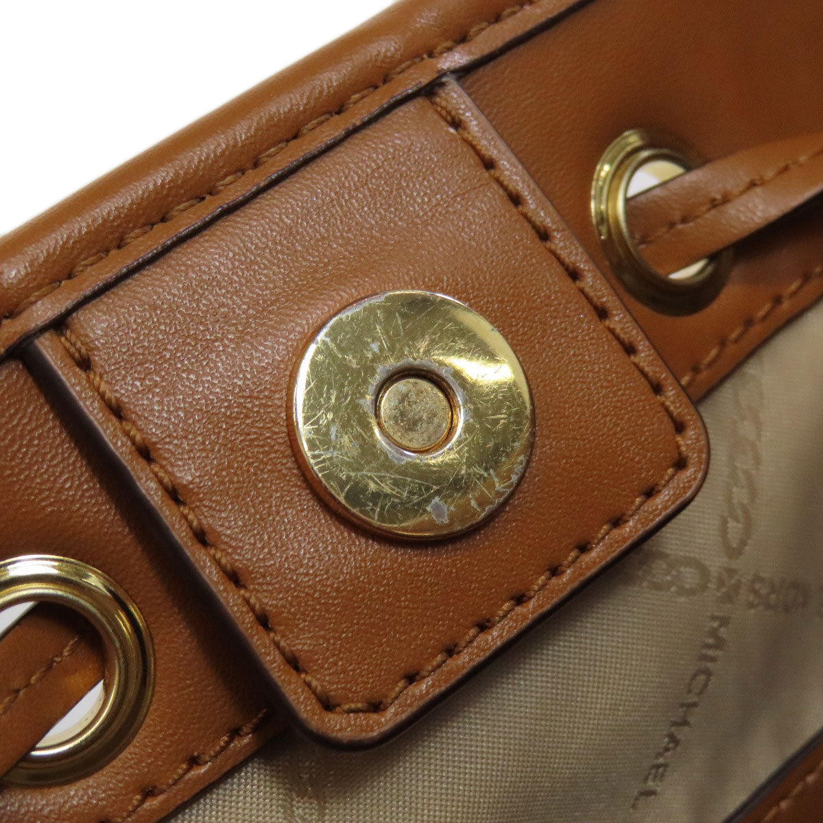 Michael Kors マイケルコース MKシグネチャー 2WAY ハンドバッグ PVC レディース 中古