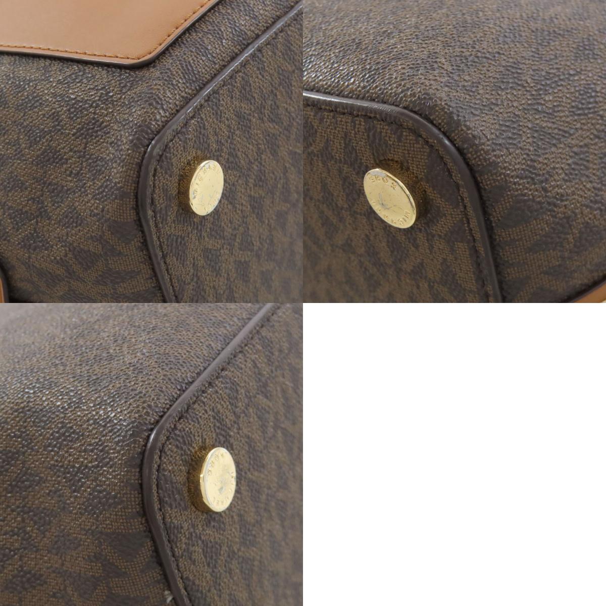 Michael Kors マイケルコース MKシグネチャー 2WAY ハンドバッグ PVC レディース 中古