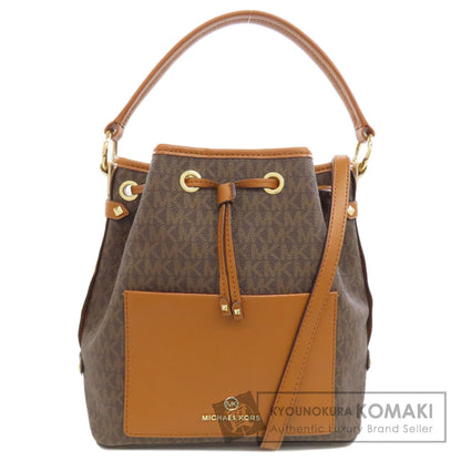 Michael Kors マイケルコース MKシグネチャー 2WAY ハンドバッグ PVC レディース 中古