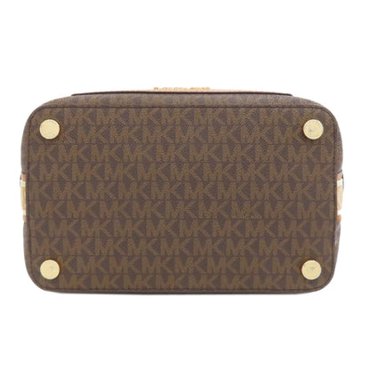 Michael Kors マイケルコース MKシグネチャー 2WAY ハンドバッグ PVC レディース 中古