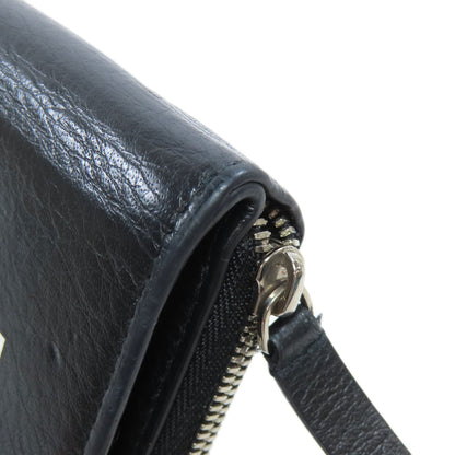 BALENCIAGA バレンシアガ 551933 エブリデイ 二つ折り財布（小銭入れあり） レザー レディース 中古