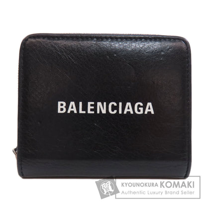 BALENCIAGA バレンシアガ 551933 エブリデイ 二つ折り財布（小銭入れあり） レザー レディース 中古