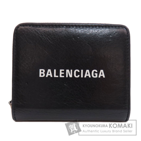 BALENCIAGA バレンシアガ 551933 エブリデイ 二つ折り財布（小銭入れあり） レザー レディース 中古