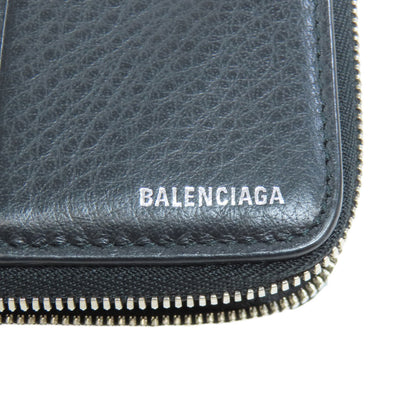 BALENCIAGA バレンシアガ 551933 エブリデイ 二つ折り財布（小銭入れあり） レザー レディース 中古