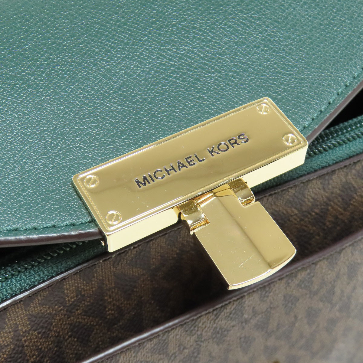 Michael Kors マイケルコース MKシグネチャー チェーンバッグ ショルダーバッグ PVC レディース 中古