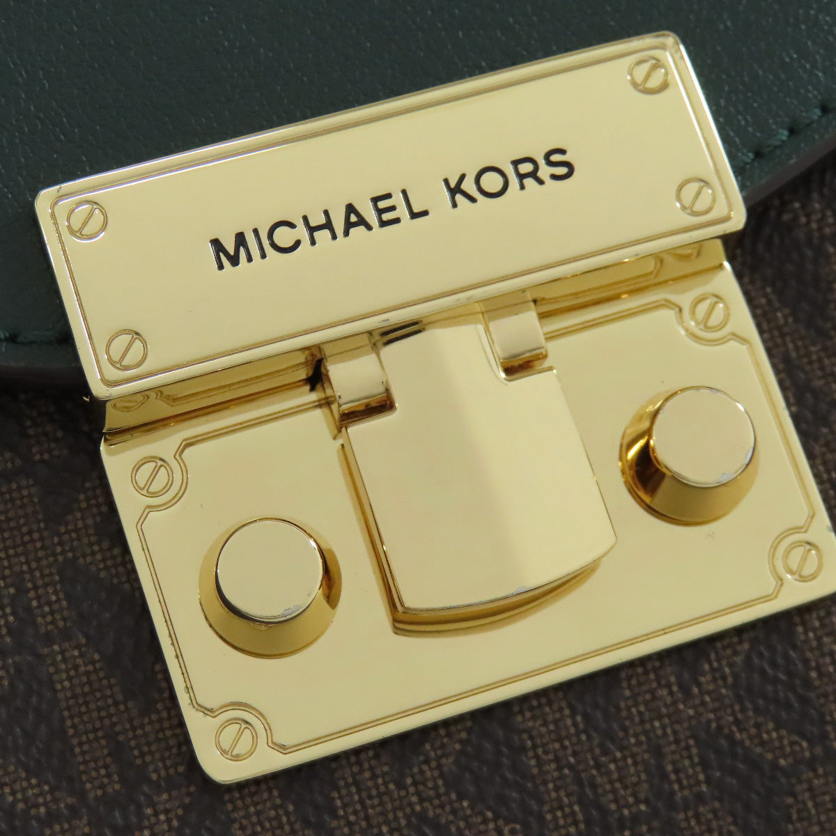 Michael Kors マイケルコース MKシグネチャー チェーンバッグ ショルダーバッグ PVC レディース 中古