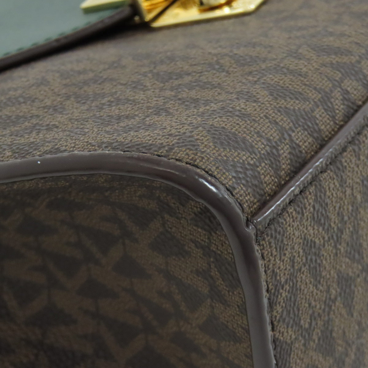 Michael Kors マイケルコース MKシグネチャー チェーンバッグ ショルダーバッグ PVC レディース 中古