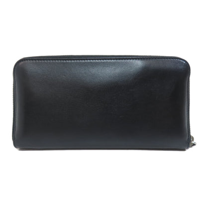 PRADA プラダ ラウンドファスナー 長財布（小銭入れあり） レザー レディース 中古
