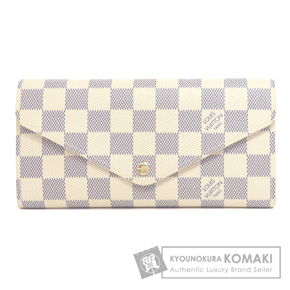 LOUIS VUITTON ルイヴィトン M63020 ポルトフォイユ ジョゼフィーヌ 二つ折り財布（小銭入れあり） ダミエキャンバス レディース 中古