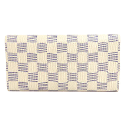 LOUIS VUITTON ルイヴィトン M63020 ポルトフォイユ ジョゼフィーヌ 二つ折り財布（小銭入れあり） ダミエキャンバス レディース 中古