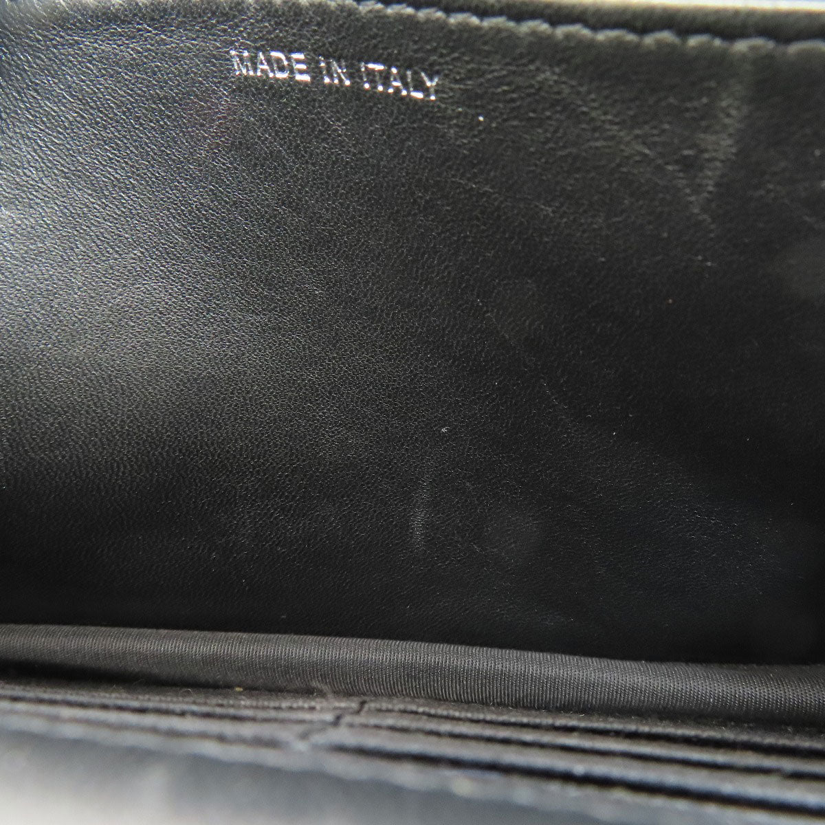CHANEL シャネル チェーンウォレット ボーイシャネル シルバー金具 長財布（小銭入れあり） ラムスキン レディース 中古