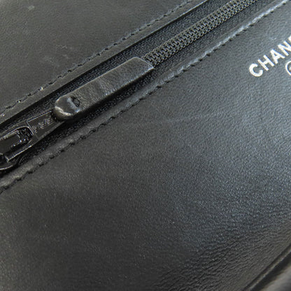 CHANEL シャネル チェーンウォレット ボーイシャネル シルバー金具 長財布（小銭入れあり） ラムスキン レディース 中古