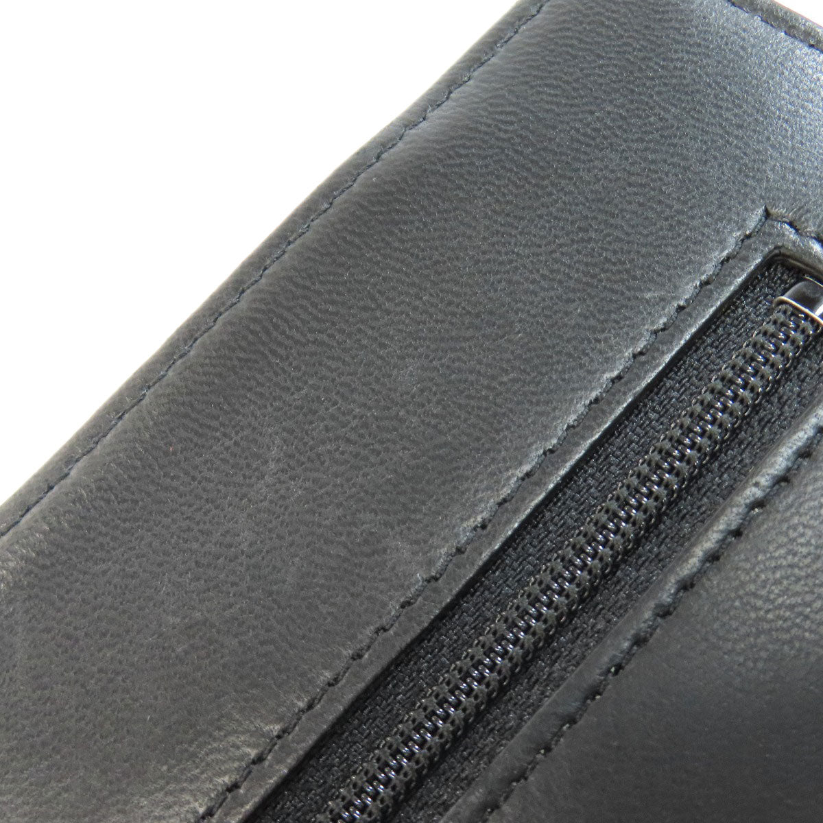 CHANEL シャネル チェーンウォレット ボーイシャネル シルバー金具 長財布（小銭入れあり） ラムスキン レディース 中古