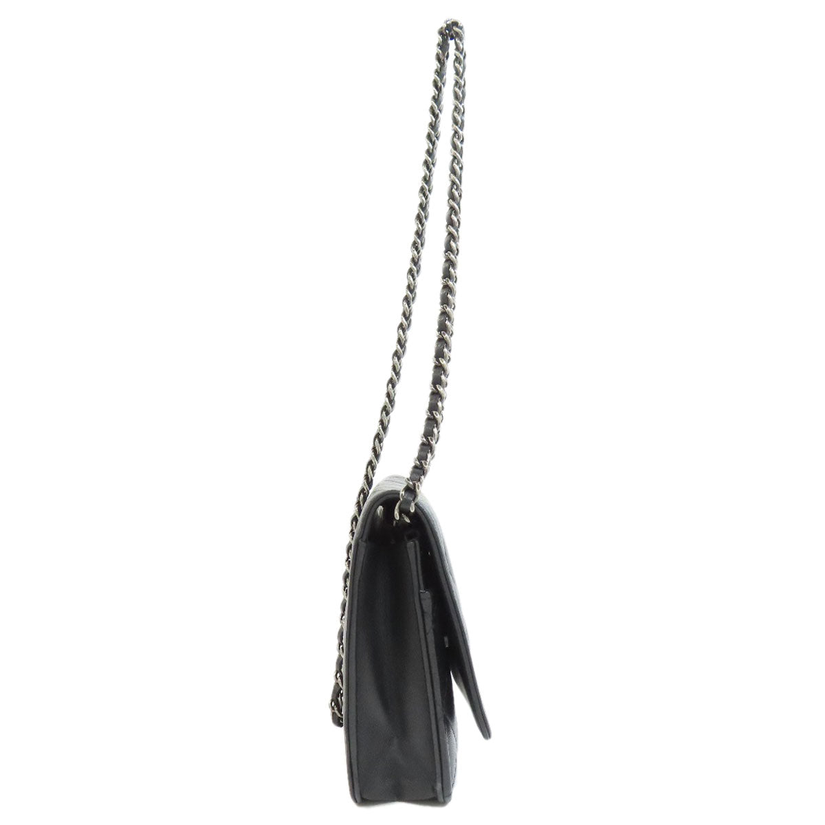 CHANEL シャネル チェーンウォレット ボーイシャネル シルバー金具 長財布（小銭入れあり） ラムスキン レディース 中古