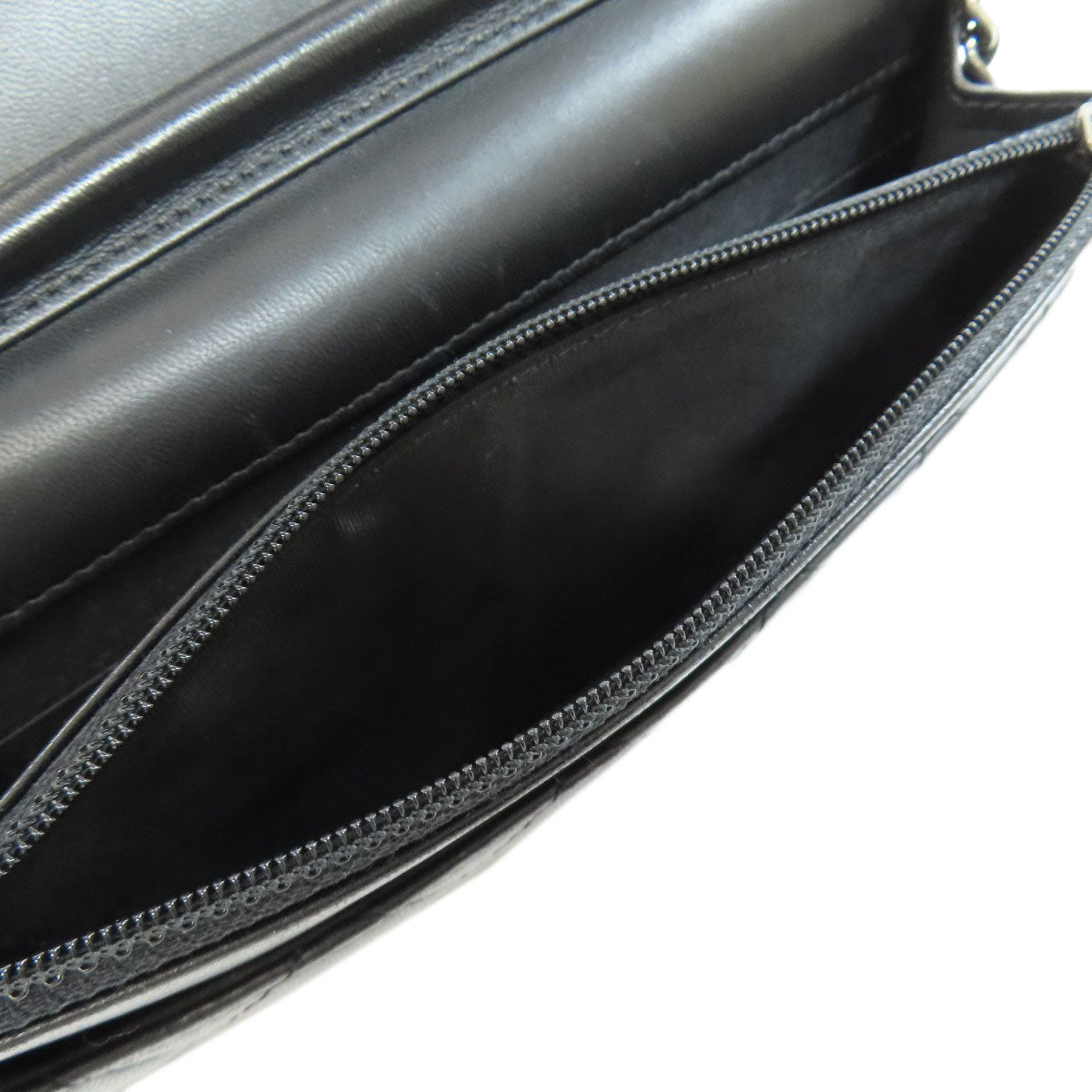 CHANEL シャネル チェーンウォレット ボーイシャネル シルバー金具 長財布（小銭入れあり） ラムスキン レディース 中古