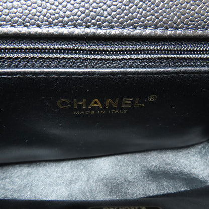 CHANEL シャネル チェーンショルダー ココマーク ゴールド金具 ショルダーバッグ グレインド カーフスキン レディース 中古