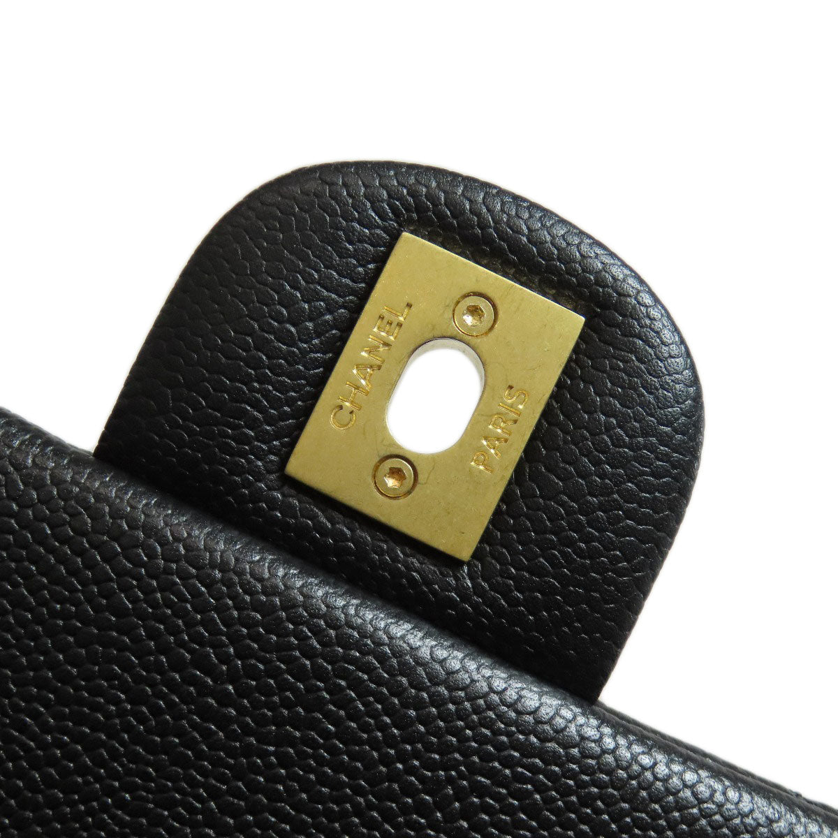 CHANEL シャネル チェーンショルダー ココマーク ゴールド金具 ショルダーバッグ グレインド カーフスキン レディース 中古
