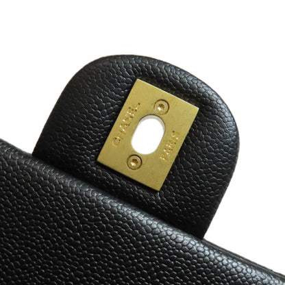 CHANEL シャネル チェーンショルダー ココマーク ゴールド金具 ショルダーバッグ グレインド カーフスキン レディース 中古