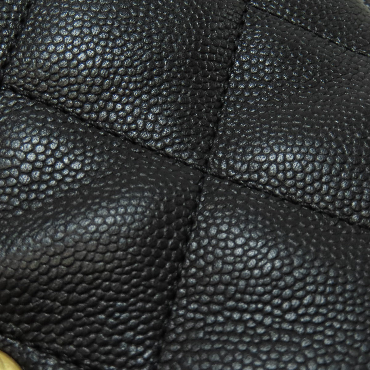 CHANEL シャネル チェーンショルダー ココマーク ゴールド金具 ショルダーバッグ グレインド カーフスキン レディース 中古