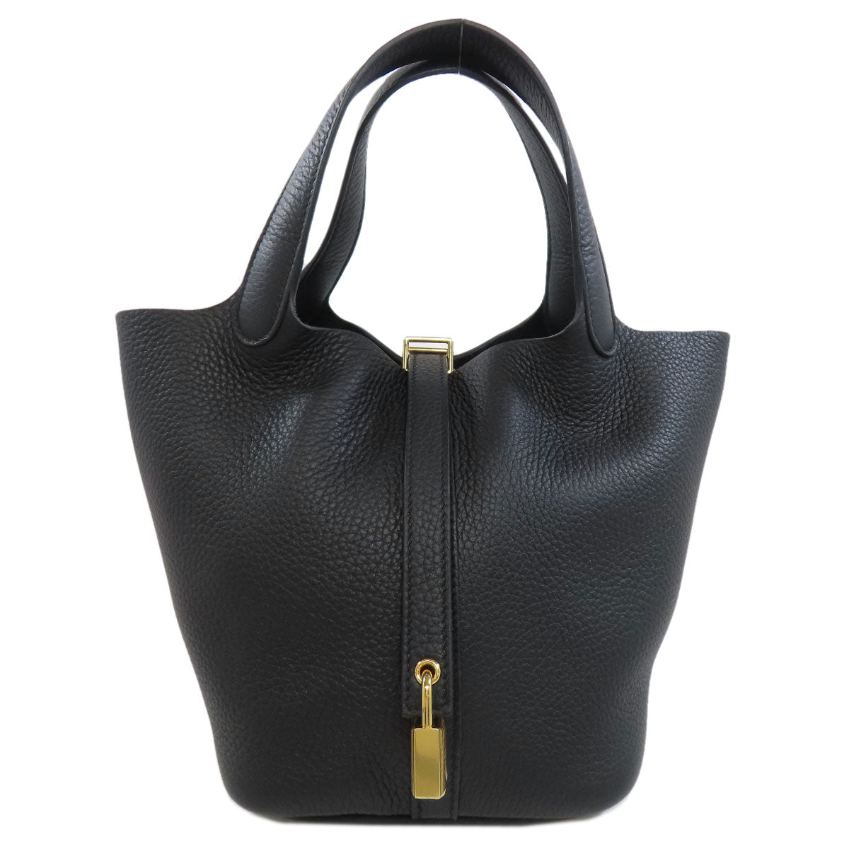 HERMES エルメス ピコタンロックPM ゴールド金具 ハンドバッグ トリヨンクレマンス レディース 中古
