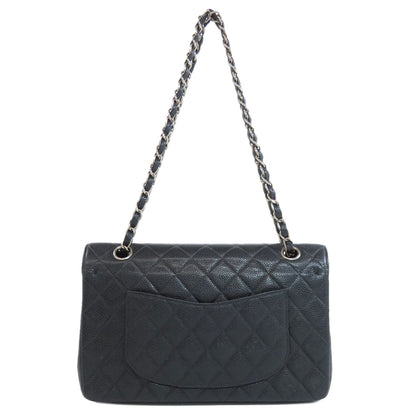 CHANEL シャネル チェーンショルダー マトラッセ シルバー金具 ショルダーバッグ グレインド カーフスキン レディース 中古