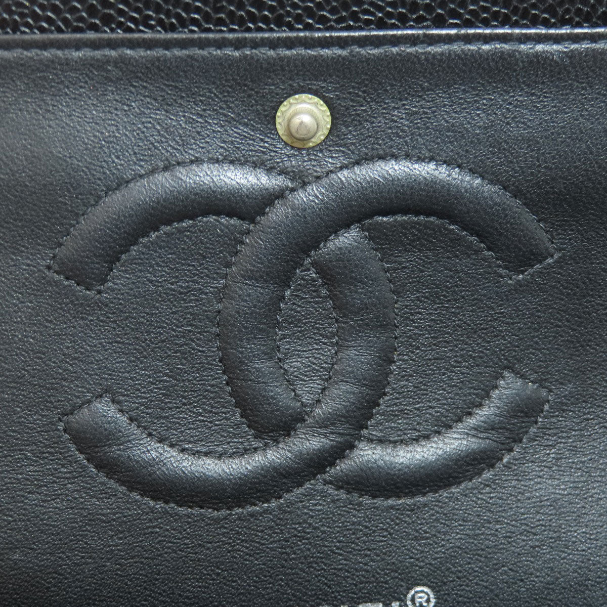 CHANEL シャネル チェーンショルダー マトラッセ シルバー金具 ショルダーバッグ グレインド カーフスキン レディース 中古