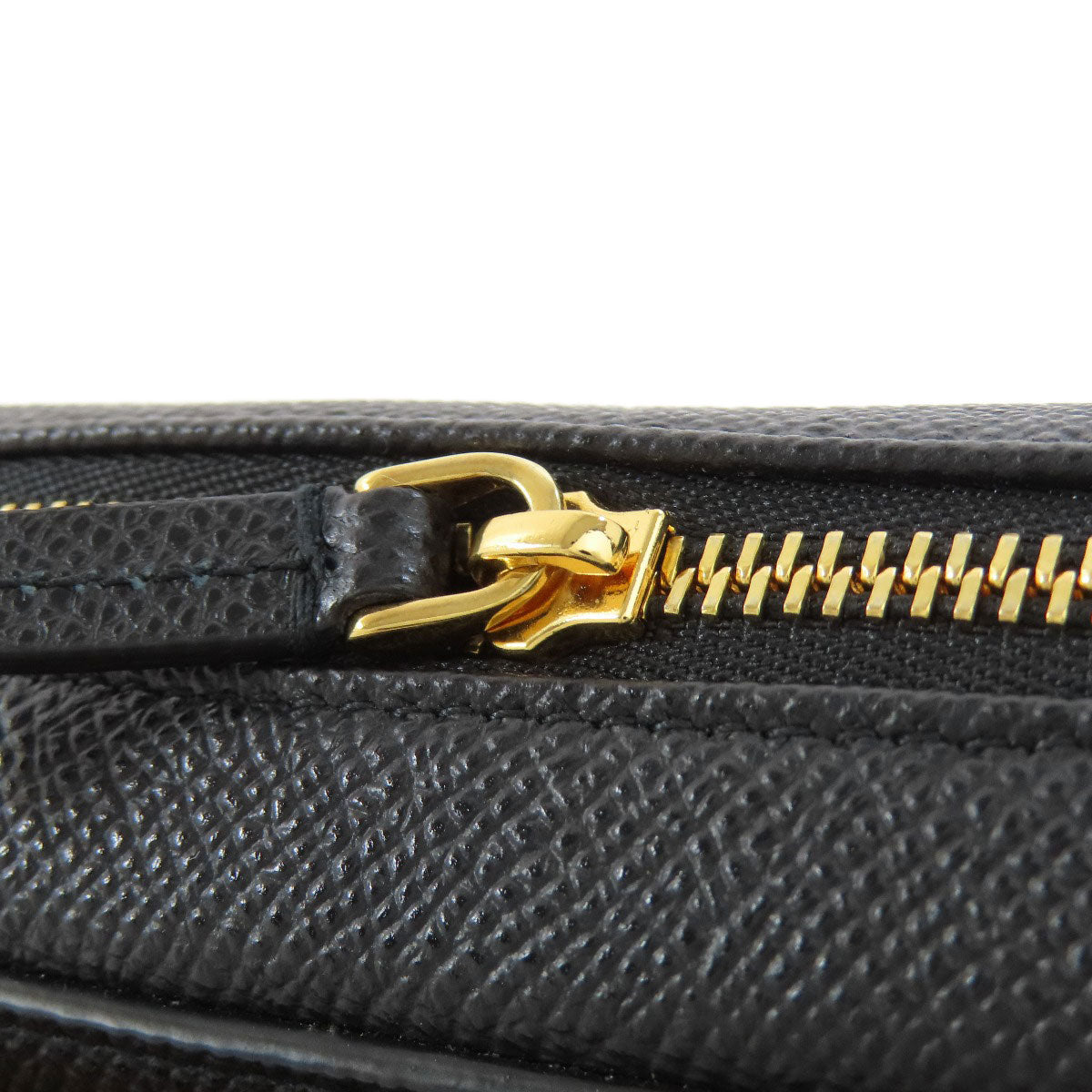 CHRISTIAN DIOR クリスチャンディオール カロ ダブルポーチ ショルダーバッグ カーフ レディース 中古