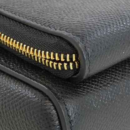CHRISTIAN DIOR クリスチャンディオール カロ ダブルポーチ ショルダーバッグ カーフ レディース 中古