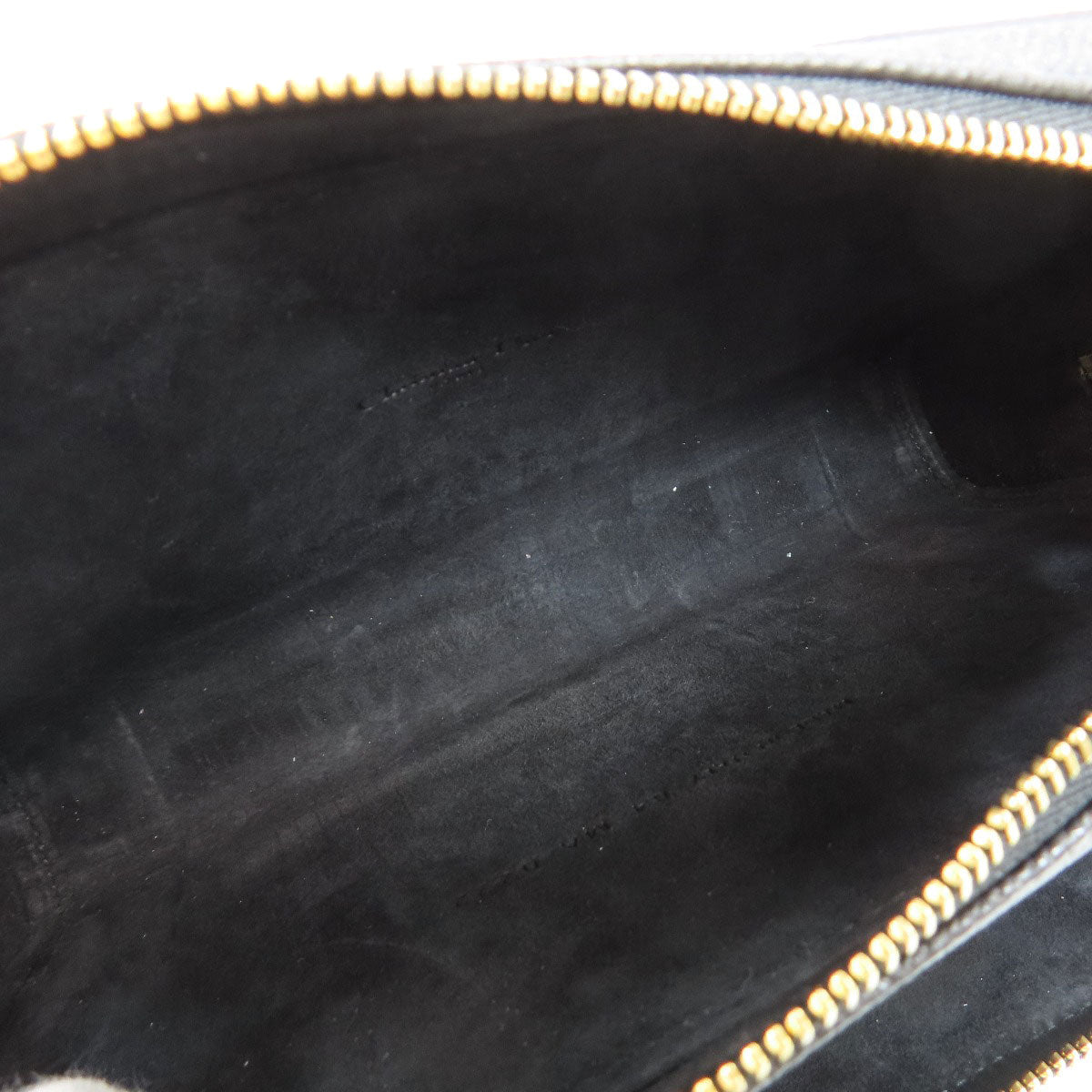 CHRISTIAN DIOR クリスチャンディオール カロ ダブルポーチ ショルダーバッグ カーフ レディース 中古