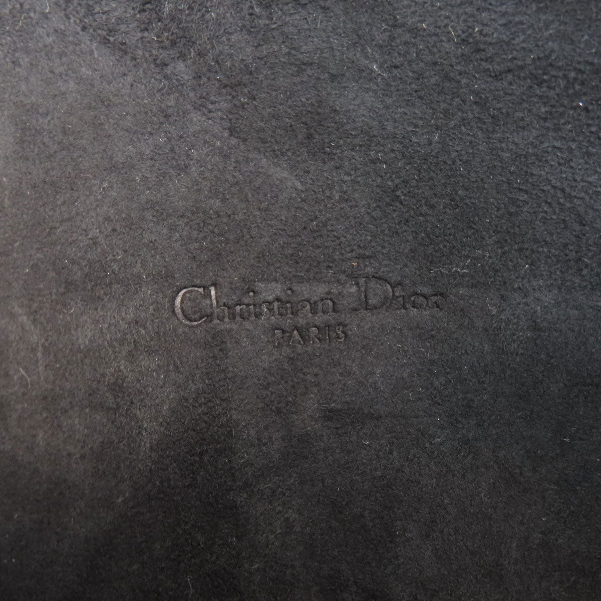 CHRISTIAN DIOR クリスチャンディオール カロ ダブルポーチ ショルダーバッグ カーフ レディース 中古