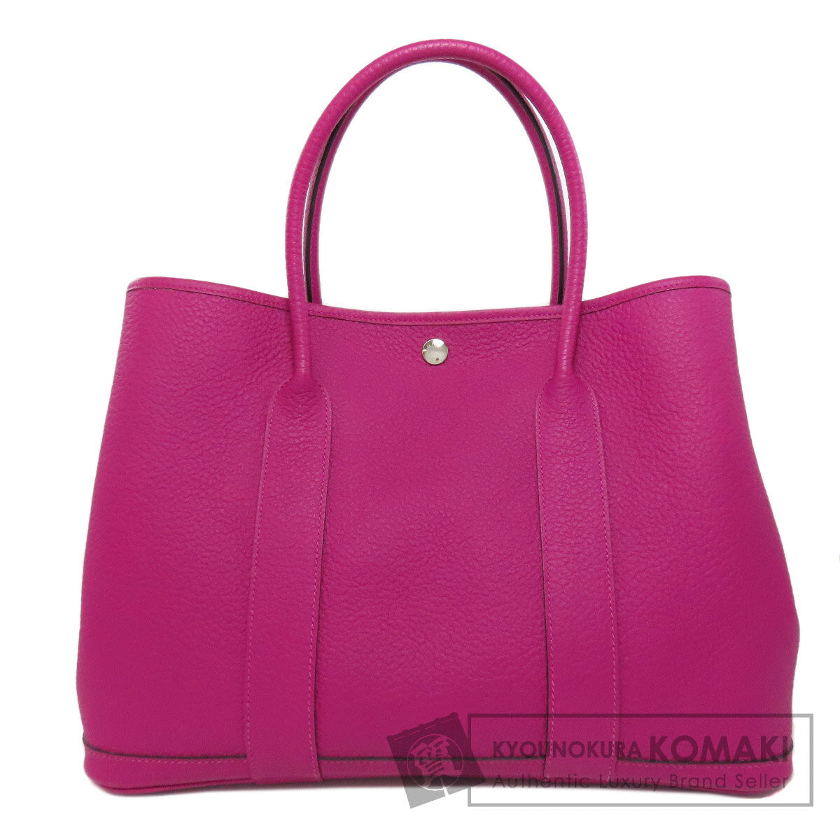 HERMES エルメス ガーデンパーティPM シルバー金具 トートバッグ ネゴンダ レディース 中古