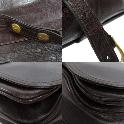 CELINE セリーヌ 馬車 ショルダーバッグ レザー レディース 中古