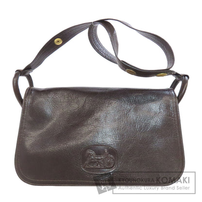 CELINE セリーヌ 馬車 ショルダーバッグ レザー レディース 中古