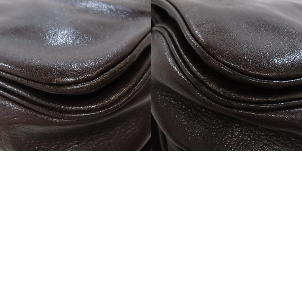 CELINE セリーヌ 馬車 ショルダーバッグ レザー レディース 中古
