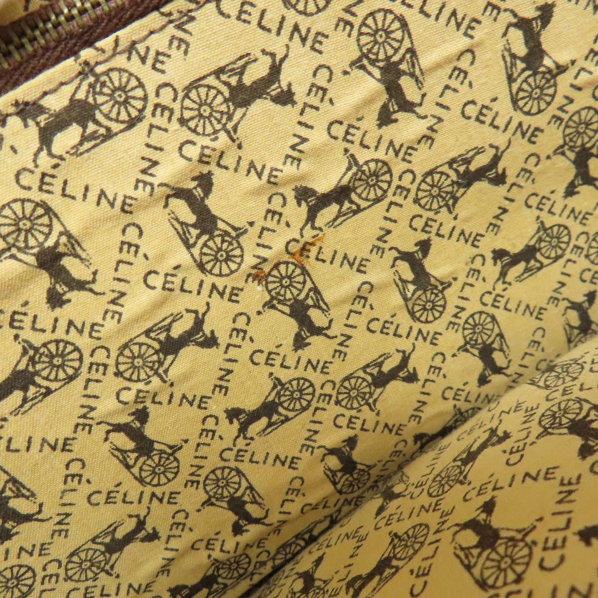 CELINE セリーヌ 馬車 ショルダーバッグ レザー レディース 中古