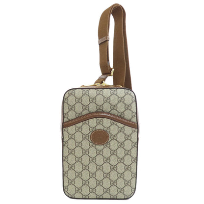 GUCCI グッチ 696016 GGスプリーム ボディバッグ PVC レディース 中古