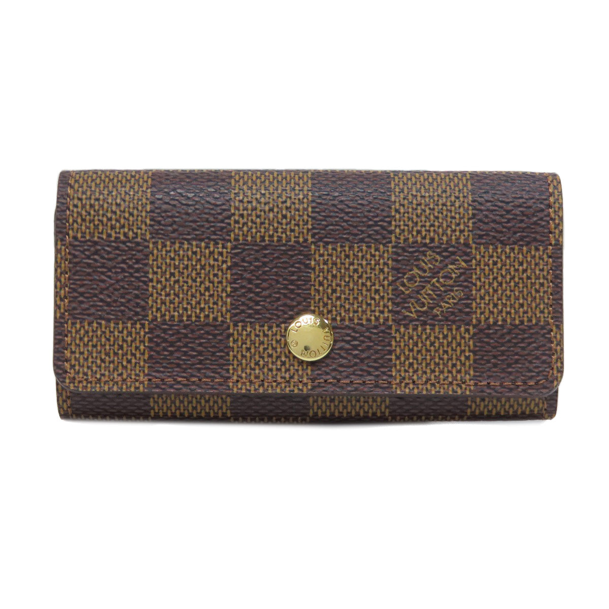LOUIS VUITTON ルイヴィトン N62631 ミュルティクレ4 キーケース ダミエキャンバス レディース 中古