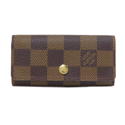 LOUIS VUITTON ルイヴィトン N62631 ミュルティクレ4 キーケース ダミエキャンバス レディース 中古