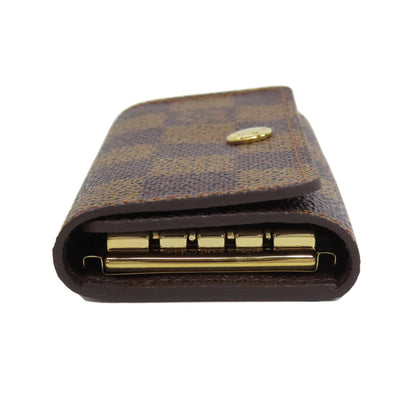 LOUIS VUITTON ルイヴィトン N62631 ミュルティクレ4 キーケース ダミエキャンバス レディース 中古