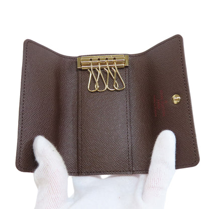 LOUIS VUITTON ルイヴィトン N62631 ミュルティクレ4 キーケース ダミエキャンバス レディース 中古