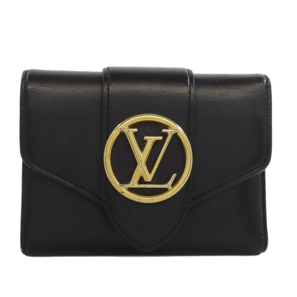 LOUIS VUITTON ルイヴィトン M69176 ポルトフォイユ LV ポンヌフ 二つ折り財布（小銭入れあり） レザー レディース 中古