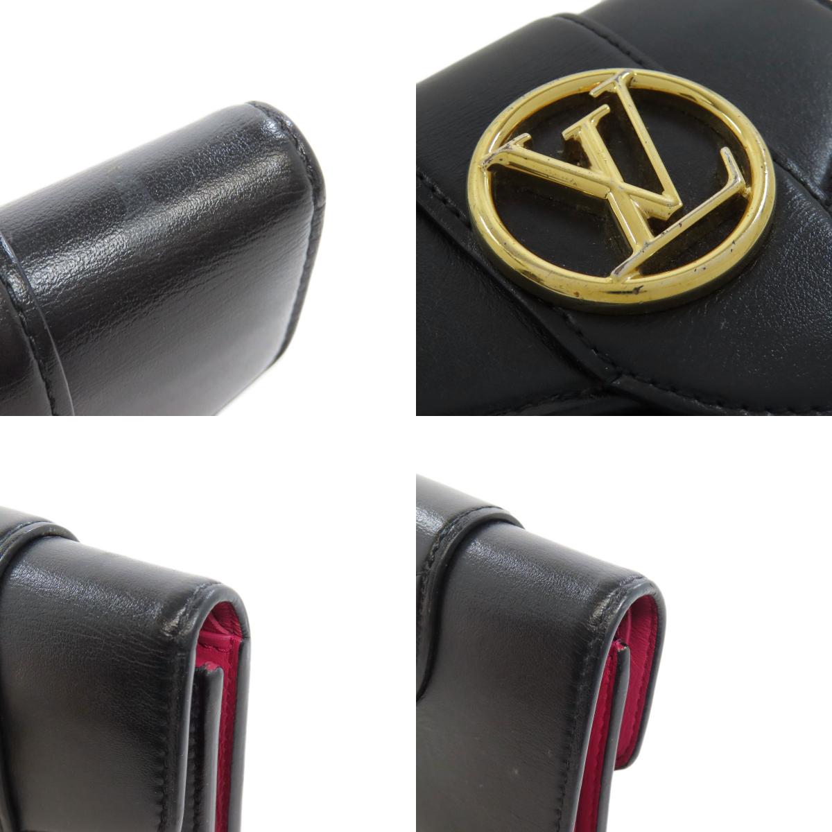 LOUIS VUITTON ルイヴィトン M69176 ポルトフォイユ LV ポンヌフ 二つ折り財布（小銭入れあり） レザー レディース 中古
