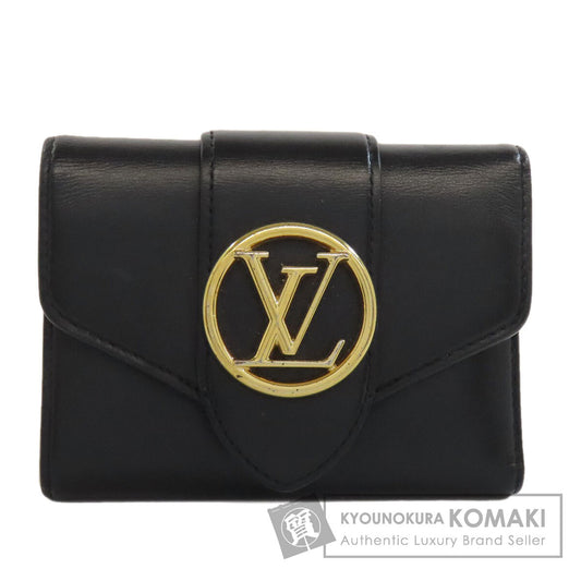 LOUIS VUITTON ルイヴィトン M69176 ポルトフォイユ LV ポンヌフ 二つ折り財布（小銭入れあり） レザー レディース 中古