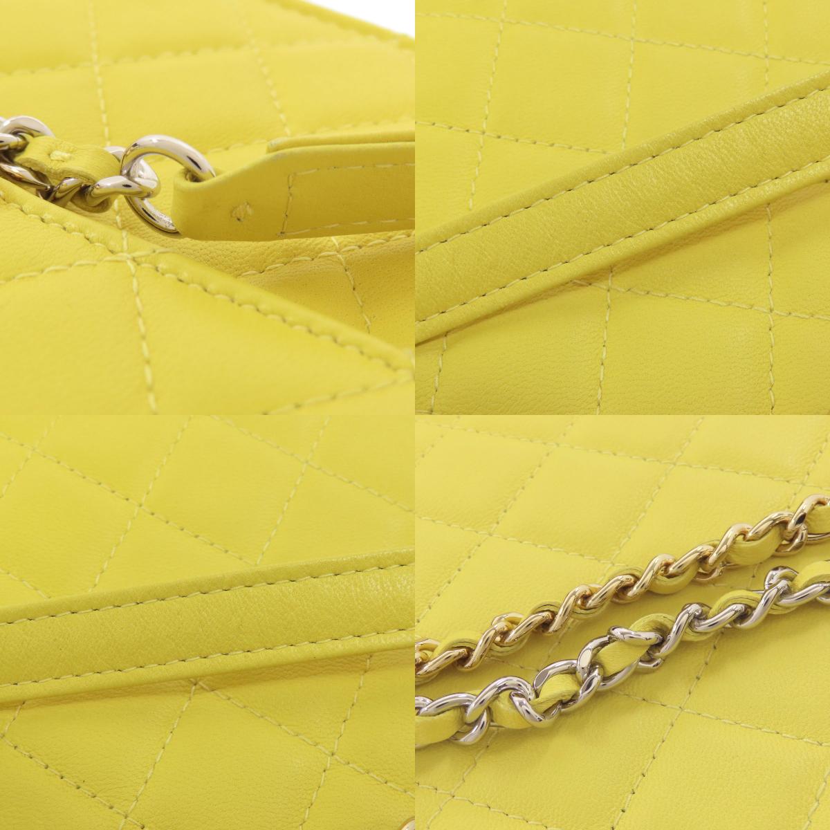 CHANEL シャネル チェーンショルダー シルバー金具 ゴールド金具 ショルダーバッグ ラムスキン レディース 中古